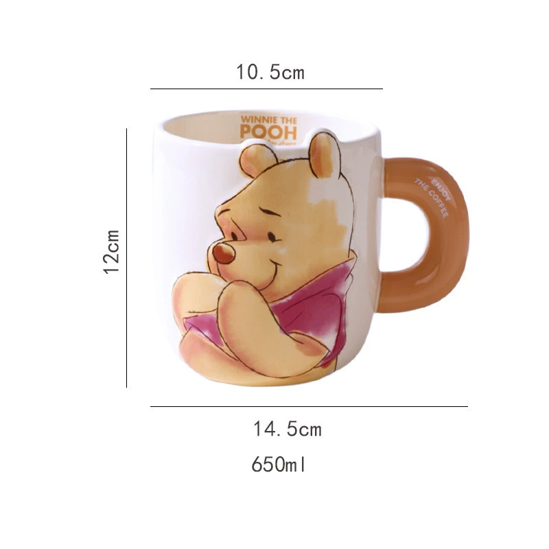 Керамическая кружка (Disney) Stitch — 500–650 мл, рельефный 3D дизайн