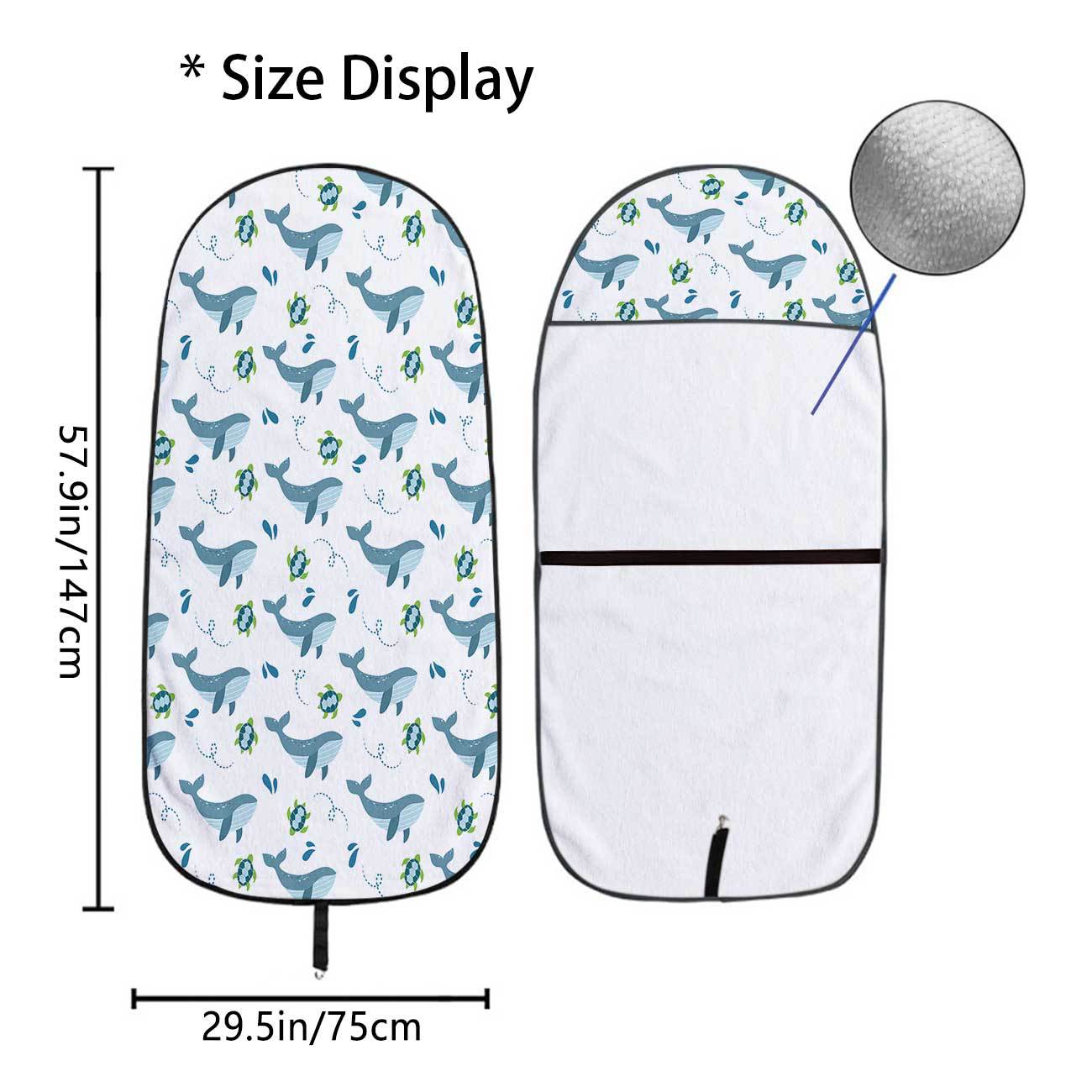 Marine seat towel cover front seat protector suitable for gym and exercise, universal for all seasons and car use