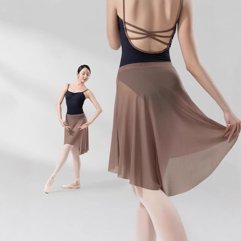 Ballet Skirt for Adult Women, Dance Performance Tulle Skirt, Mesh Half Skirt, Foreign Trade, Cross-Border, Southeast Asia, European and American Style