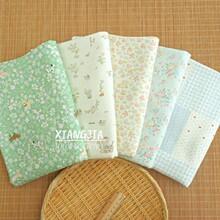 现货 全棉斜纹磨毛布料  格纹卡通碎花  童装衣物 家居服面料