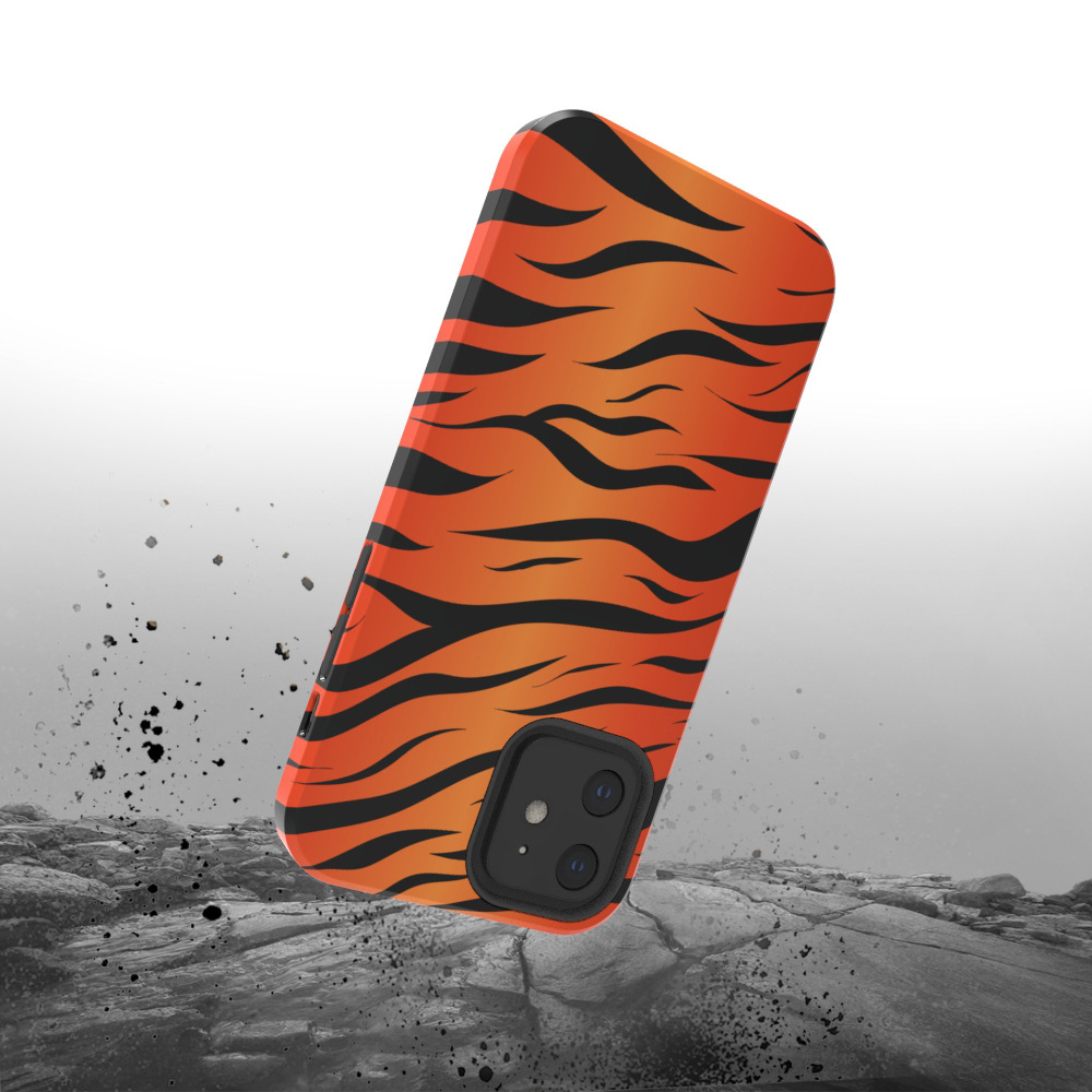 Caseblanks虎皮纹理适用于iPhone12菲林菲林热转印手机壳现货库存