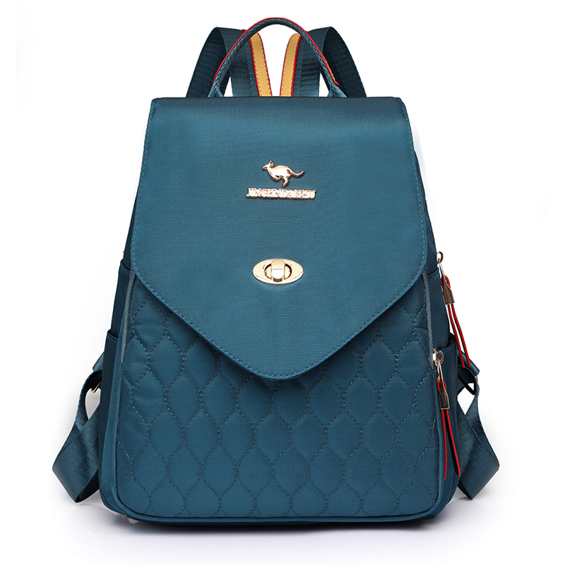 Venta al por mayor transfronteriza 2024 Four Seasons New Light Nylon Ladies Mochila de viaje de gran capacidad para viajeros de moda