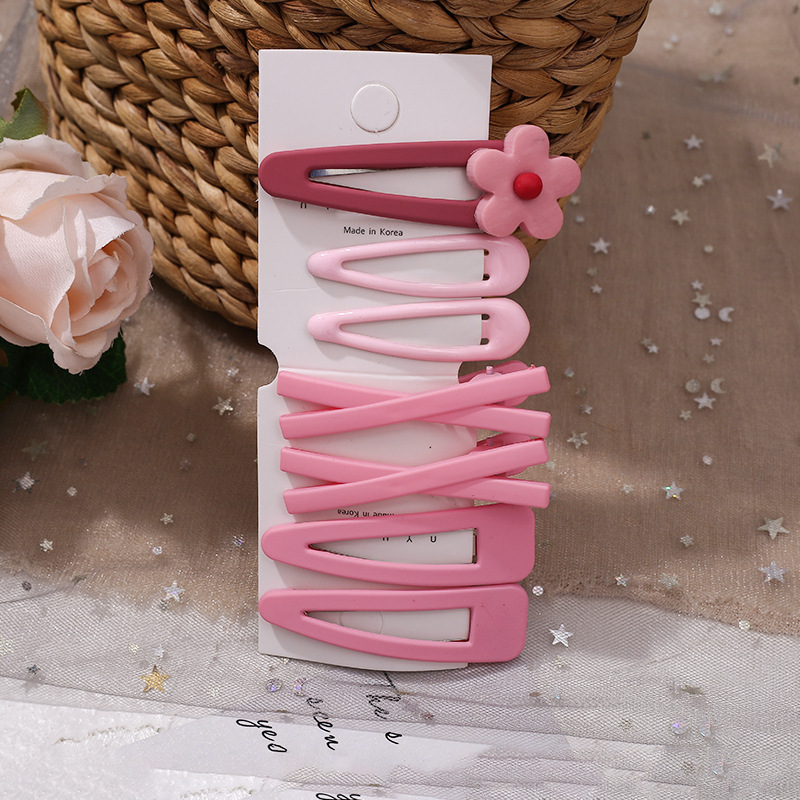 Horquilla rosa, horquilla para niñas y niños, clip de pico de pato para bebé, clip de flequillo lateral, clip lateral para niña linda, tocado