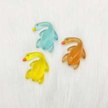 夜光烤鸭diy树脂饰品挂件网红创意可爱车内车载装饰品对对碰盲袋