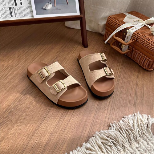 Durable Thick Sole Birkenstock Sandals for Women - Summer Outdoor Wear 2025 - High-end Feel Like Walking on Clouds - One-piece Beach Sandals