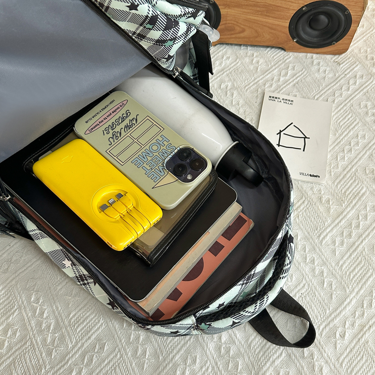Mochila Escolar Estampada de Nailon, Ultraligera, para Escuela image 5