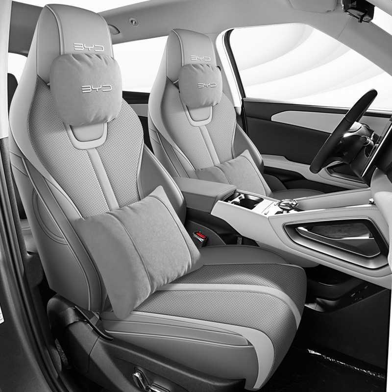 Modelə uyğun (Original) oturacaq örtükləri: BYD BYD Yuan UP - atomic-gray-maybach-luxury-edition-note-car-model-year-rear-row-half-cover