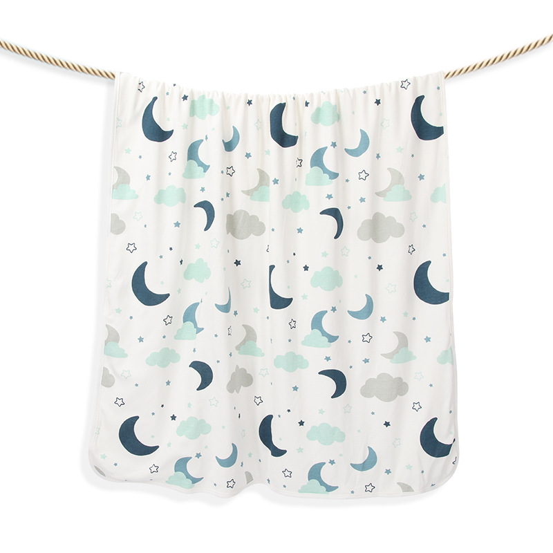 Manta de doble capa para recién nacidos Sunnozy, toalla de baño suave de algodón para bebés, manta europea y americana estilo ins, envoltura absorbente para niños