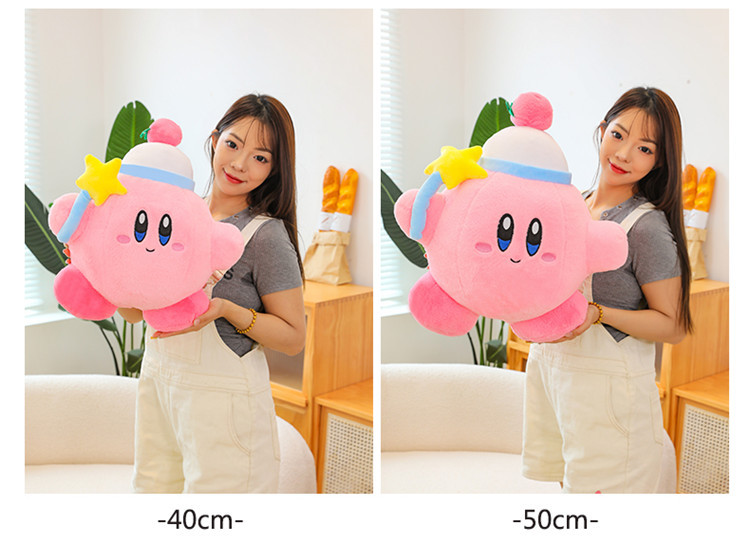 Cross-Border Magic Star Kirby Plush Toys, Dolls, Pillows, Claw Machine Redemption Gifts, Foreign Trade Wholesale