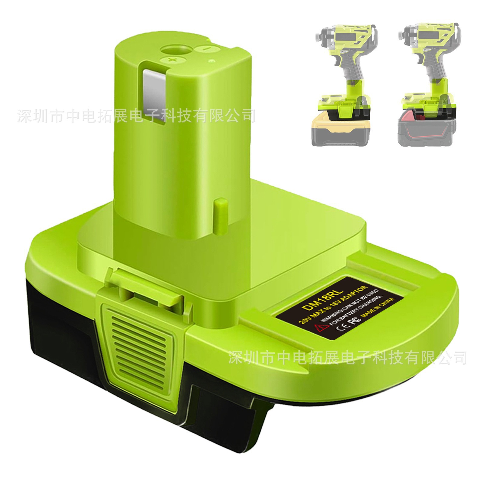 Adaptador de batería de cabello directo del fabricante es compatible con Dewei Mutian MiWatch 100 convertidores de baterías rotativas mutuas image 69
