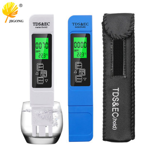 TDS water quality testing pen EC meter conductivity testing pen Celsius Fahrenheit temperature three-in-one drinking water testing