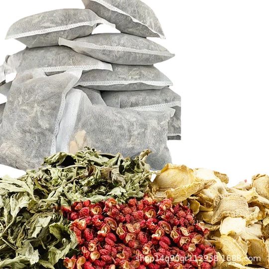 Old Ginger, Pepper, and Mugwort Foot Soak Pack, Home-Use Three-Flavor Foot Bath Pack, Bath and Foot Soak Herbal Pack, Bulk Manufacturer Wholesale