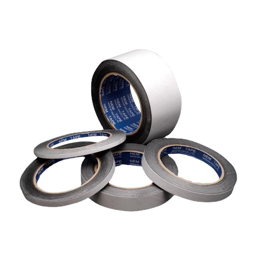 日本进口NEM日新731日本导电性碳双面胶带无纺布基底导电胶带原装