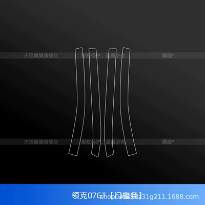 protective film, instrument panel, and car — Car interior film - lynk-co-07gtdoor-sill-strip