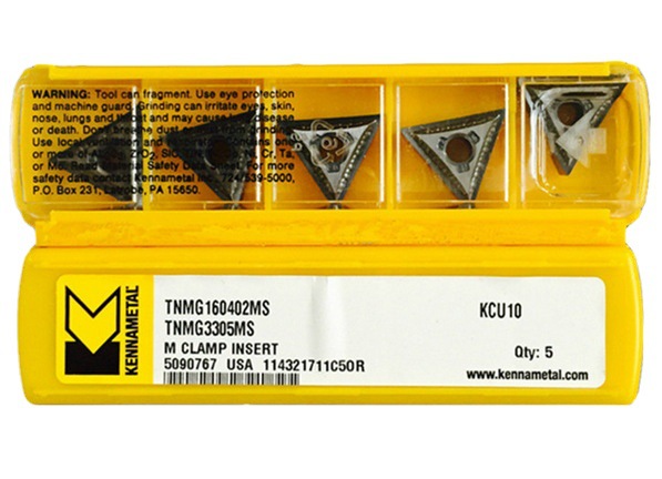肯纳数控车刀片,TNMG160412FW KCP10B,全新肯纳数控刀片