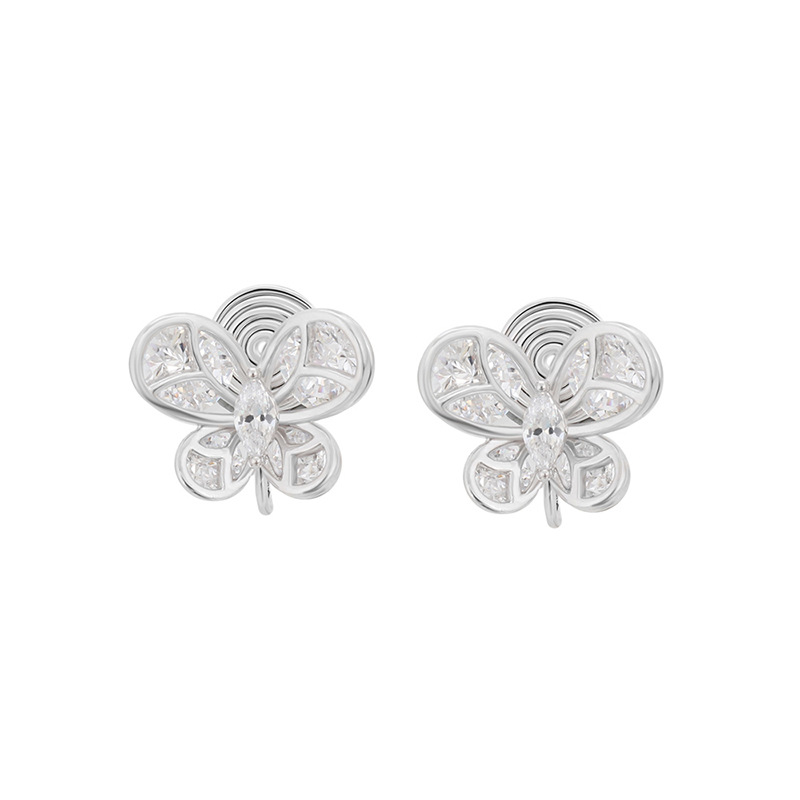 Xuping simple diaria fácil de usar doble mariposa mosquito incienso bandeja de orejas de moda elegante dulce ligera orejas de lujo al por mayor