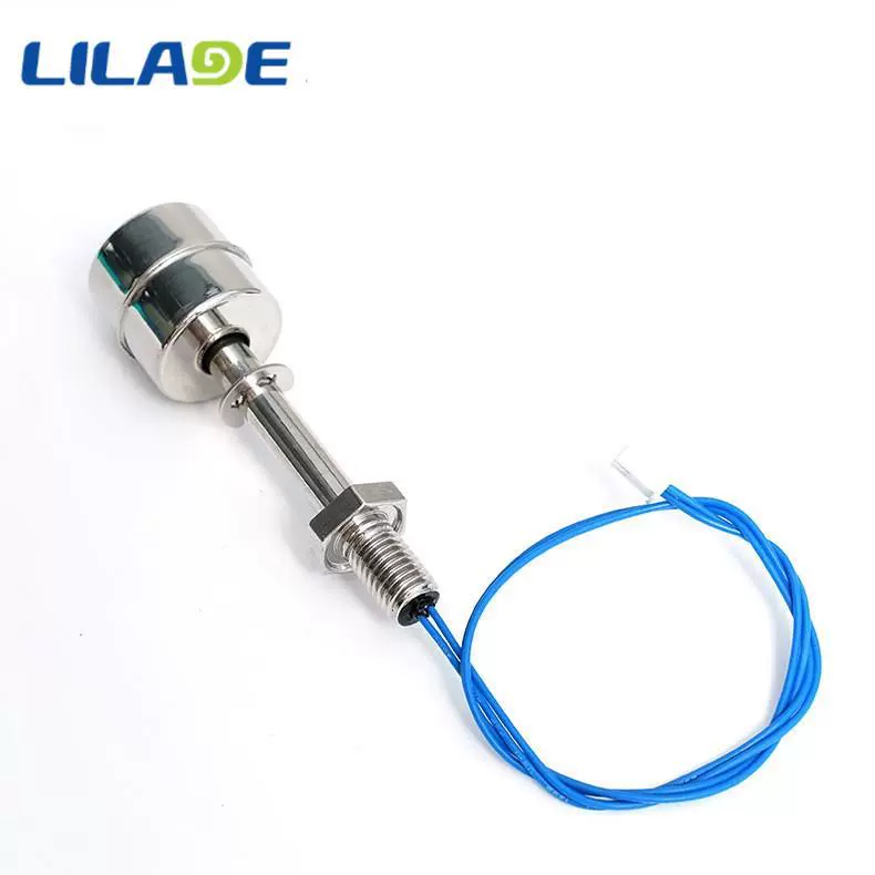 Резьба переключателя уровня Поплавковый переключатель высокого давления Переключатель жидкостного шарового клапана Санитарное использование Кабельный Поплавковый переключатель уровня