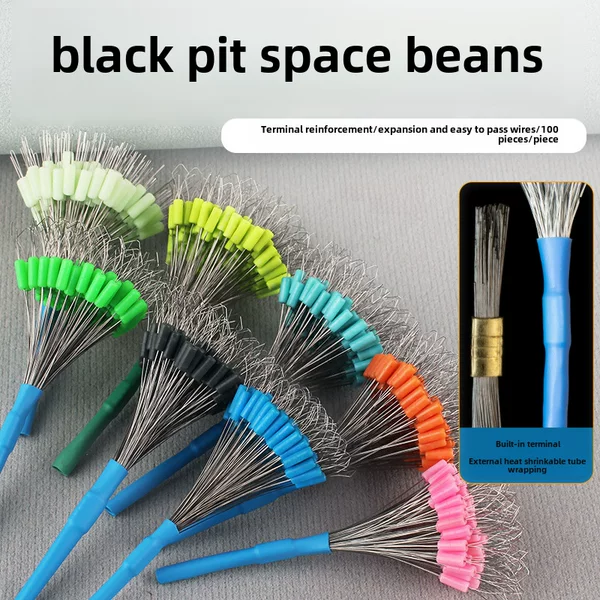 Aohu space beans large quantities of silicone color positioning space beans 100 pieces fixed fishing fishing gear space beans