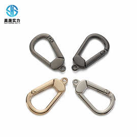 昊晟五金工艺新款流浪扣挂钩扣 锌合金古银色汽车钥匙扣配件批发