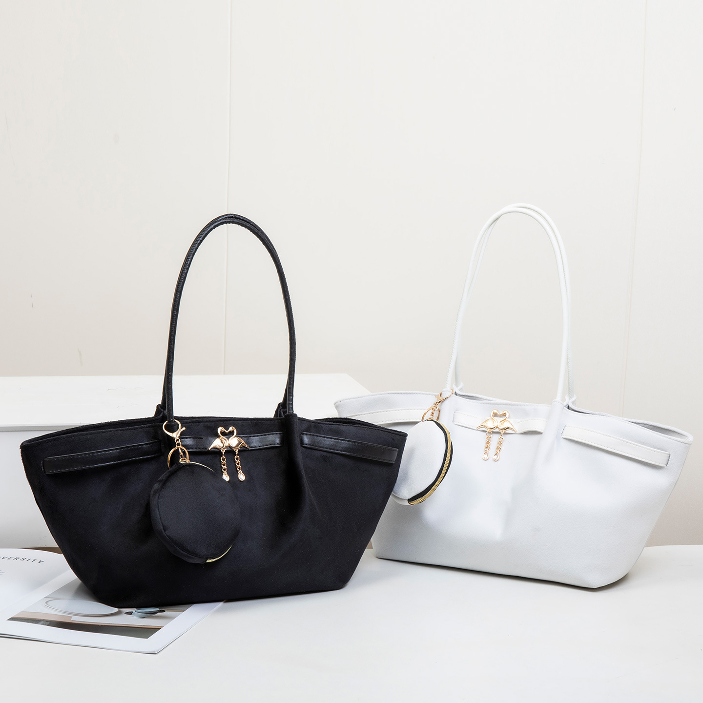 Bolso de gran capacidad retro Maillard bolso de brazo de mujer nueva moda bolso de hombro universal bolso de viaje popular
