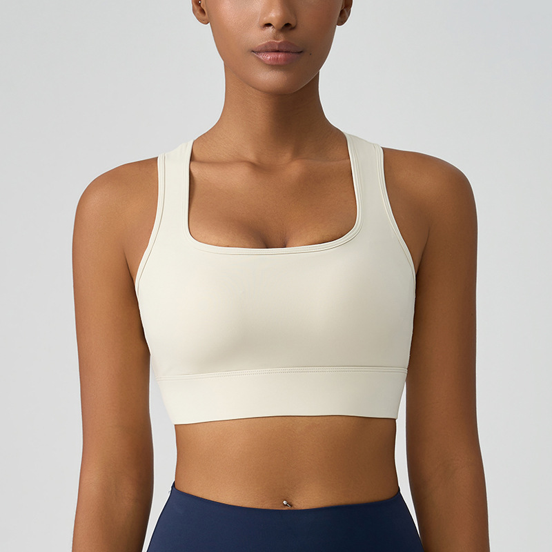 JOOMON ropa interior deportiva taza todo en uno estilo delgado colección de leche a prueba de golpes chaleco de fitness de alta resistencia para correr mujeres