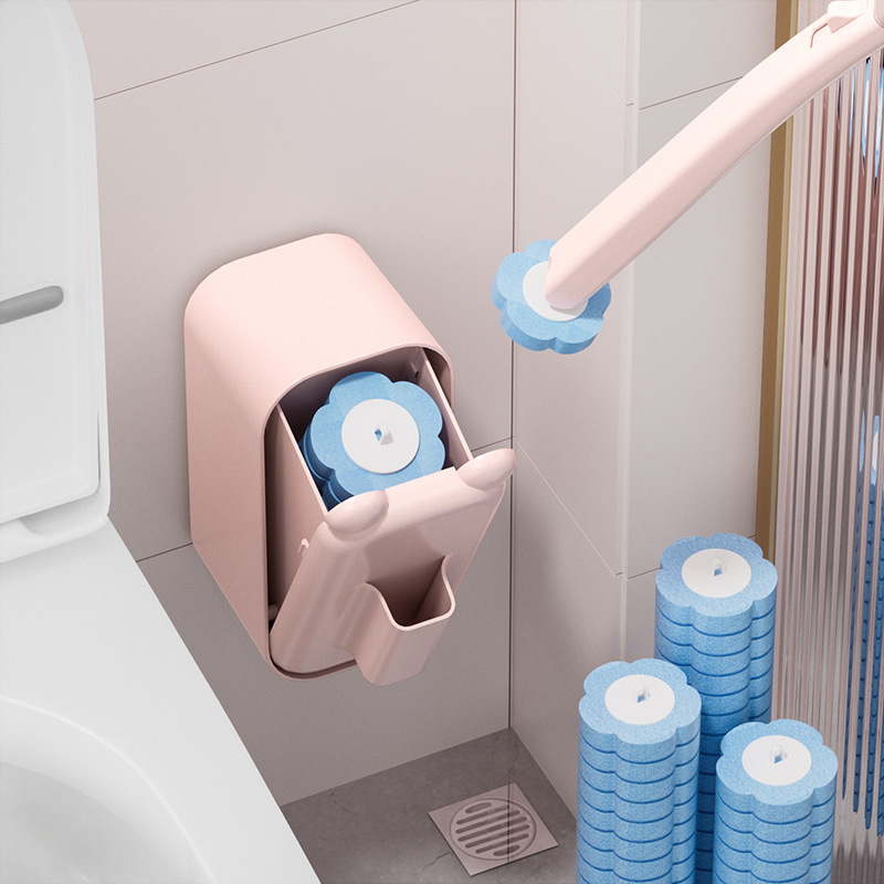 Disposable Toilet Brush Wall-mounted Household Toilet No Dead Angle Cleaning Toilet Brush 2024 New Artifact