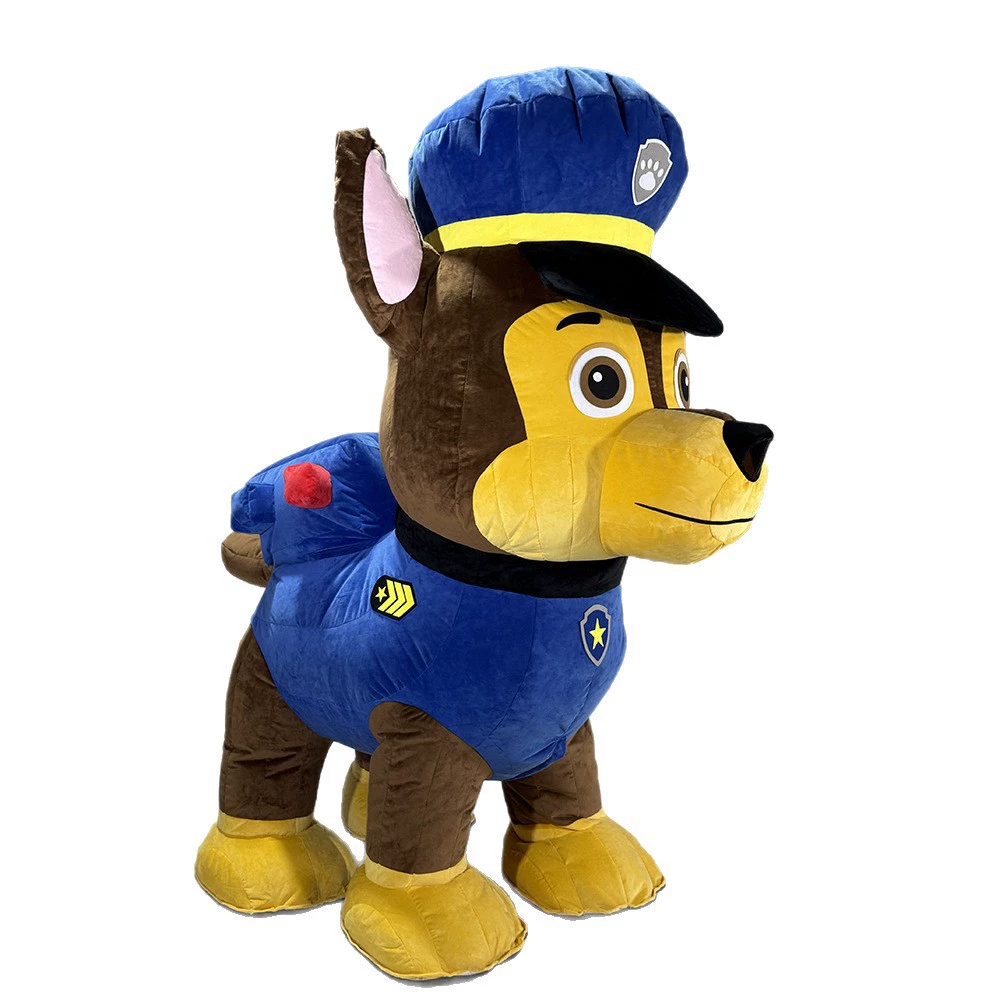 Инфляционная кукла одежда патрульная собака и люди-службаWear walking performance service blue Azi Wangwang команда Paw Patrol