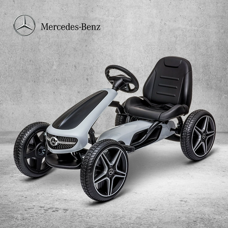Mercedes Benz, детский картинг для мужчин и женщин девочек, велосипед на четырех колесах педалируемый с сиденьем, игрушка для спортзала