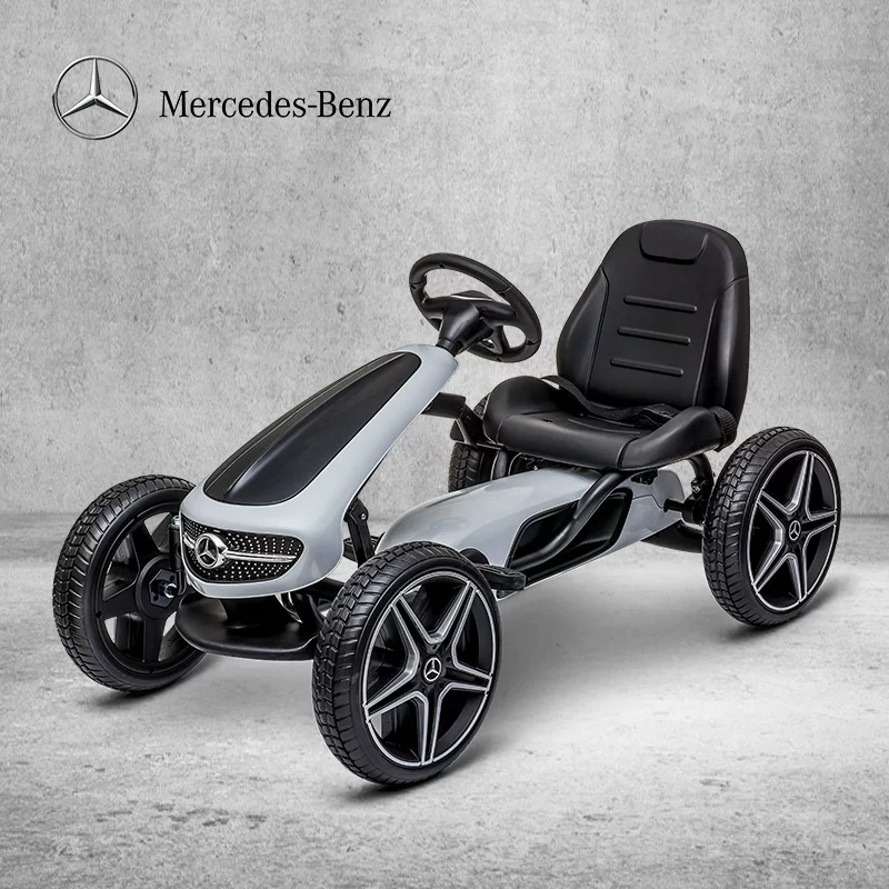 Mercedes Benz, детский картинг для мужчин и женщин девочек, велосипед на четырех колесах педалируемый с сиденьем, игрушка для спортзала