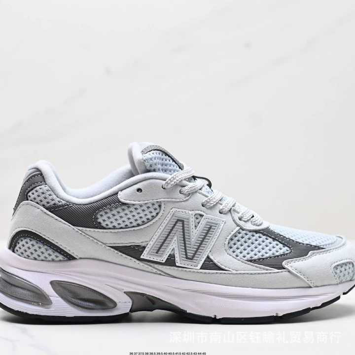 Putian New Bellen NB2010 юань предок серо-розовые ретро "дедовские" сетчатые беговые повседневные спортивные кроссовки m2010