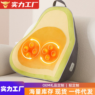 Massage Pillow Pillow Cushion Lumbar Heat Compress Hip Waist Back Massager Abdominal Neck Cervical Massager