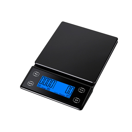 Hand-brewed coffee electronic scale timing Italian precise waterproof household rechargeable weighing tool high-precision special weighing