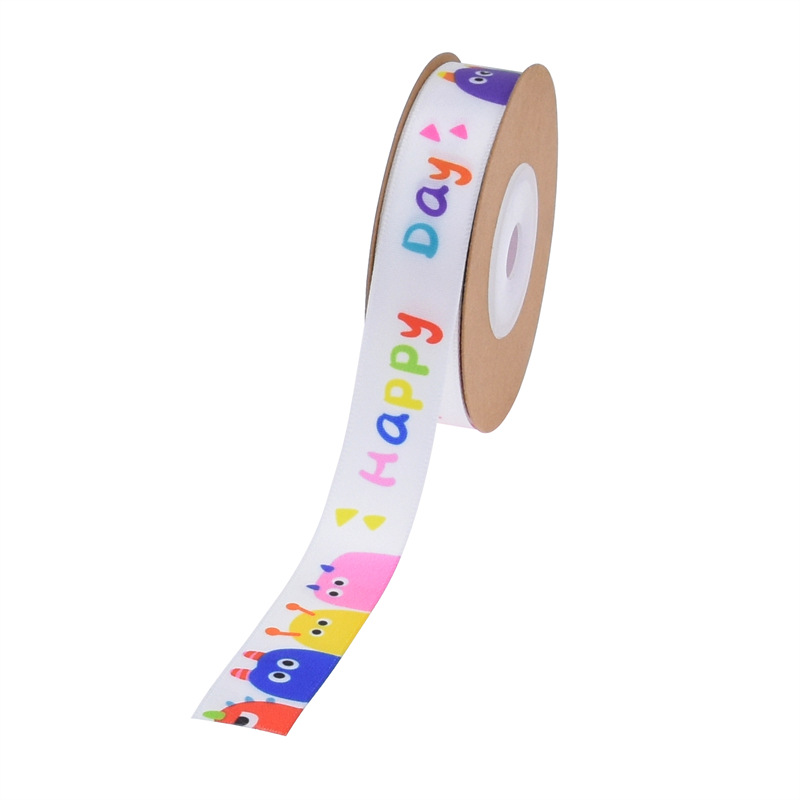 Transfronterizo nueva cinta de cumpleaños feliz decoración de la torta cinta regalo de los niños regalo embalaje regalo de la cinta