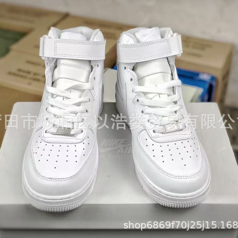 Putian AF1 puramente original zapatos blancos puros de alto nivel de la Fuerza Aérea No. 1 samurai negro para hombres y mujeres zapatos deportivos casuales de skate