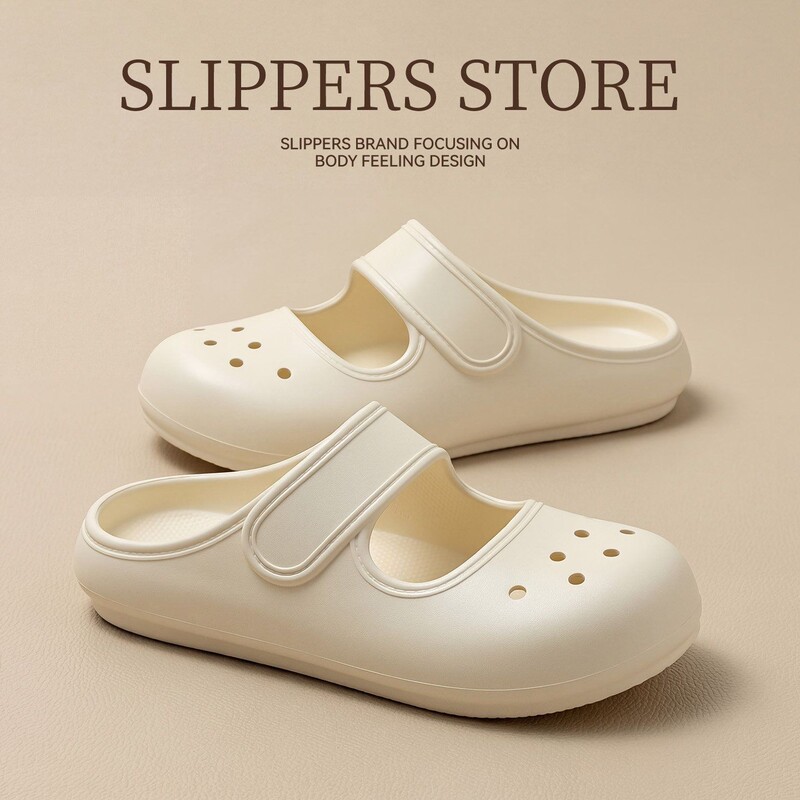 【Classic and Simple】Mary Jane Sandals for Women, Versatile and Comfortable Breathable Eva Non-Irritating Closed-Toe Clogs 【Classic and Simple】Mary Jane Sandals for Women, Versatile and Comfortable Breathable Eva Non-Irritating Closed-Toe Clogs