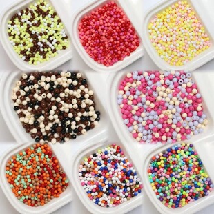 3/4mm��ɫС��������С��ɫ�A��  DIY�����֙C朗l�����Y�������