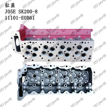 挖掘机 发动机配件 日野适用 缸盖 J05E SK200-8 11101-E0B61