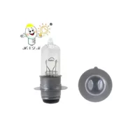 Мотоцикл лампочка круглая плоская проволока 12V35/35W P15D-25-1 одна коготь фара/электрическая лампочка
