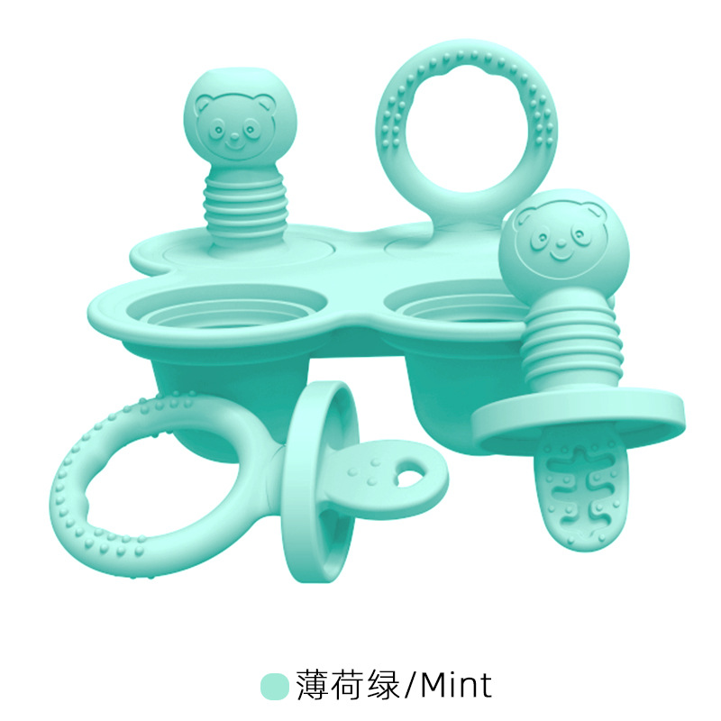 Molde de helado para la alimentación del bebé Molde de gel de sílice para bebés