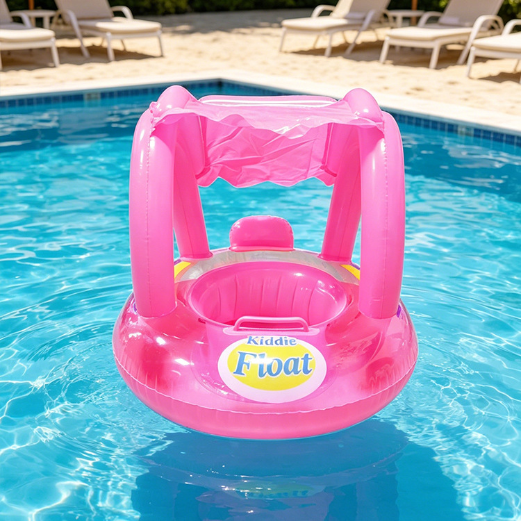 Anillo de natación infláble para niños pequeños barcos de agua para bebés embarcaciones de agua engrosado PVC asiento de niños PVC ecológico image 44