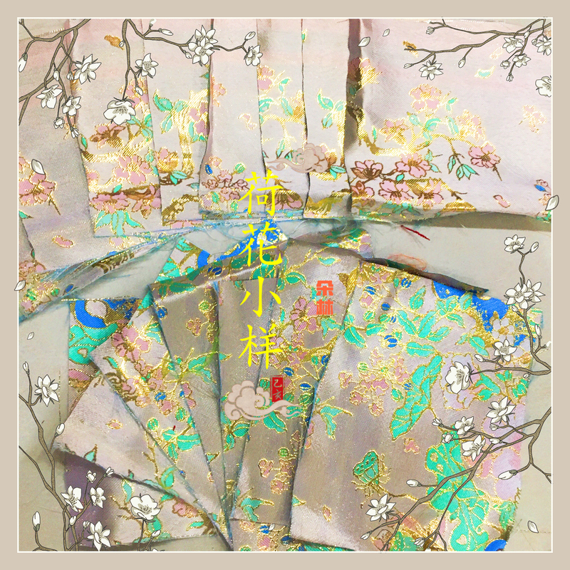 宋锦小样提花织锦油画艺术品发卡荷包手工艺茶垫设计师毕业布|undefined