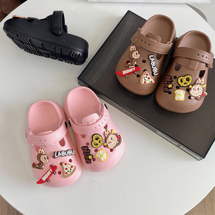 Hole Slippers Outer Wear New Home Indoor Non-slip Garden Shoes Shoes for Boys and Girls Beach Shoes Baby Baotou