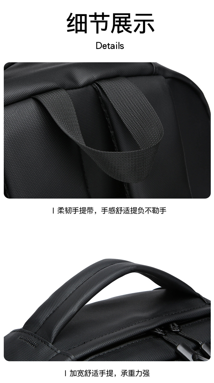 Cross-border wholesale of new large-capacity school bags for junior and senior high school students, foreign trade backpacks, men's Korean version simple commuting computer bags undefined