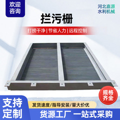 格栅平板滤网拦污栅水利处理设备垃圾拦截清污机水电站拦污设备