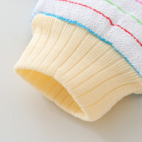New type pumice stone wash mitt with rough texture on one side and fine texture on the other, thick double-sided bath scrub wash mitt bath glove pumice cloth