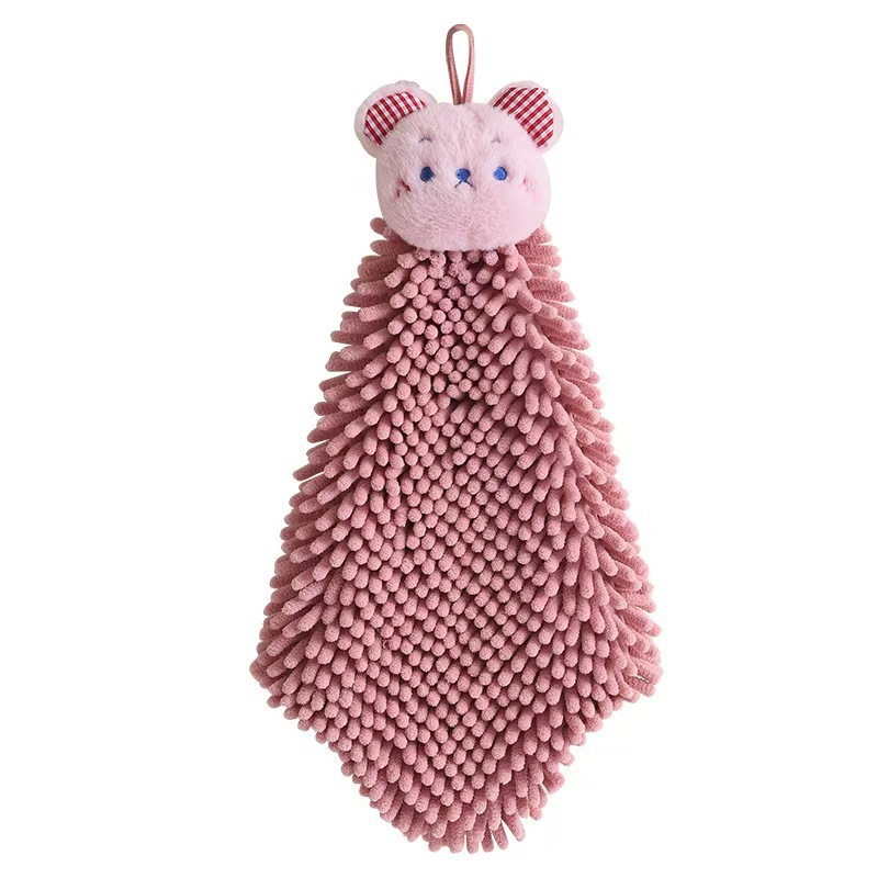 キッチンかわいいシェニールハンドタオル厚みのあるハンドタオル超吸収性、消臭性、糸くずの出ない家庭用ハンドタオル|undefined