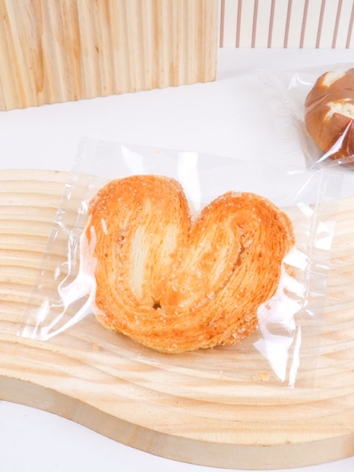 Bolsa de sellado de máquina de pan de tostada de rebanada, bolsa de embalaje transparente de Begosikang, bolsa de mariposa de torta de crispeto, bolsa de crispeto de nieve de laesina