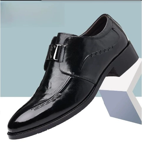 Осенняя и зимняя новая кожаная мужская бизнес-обувь