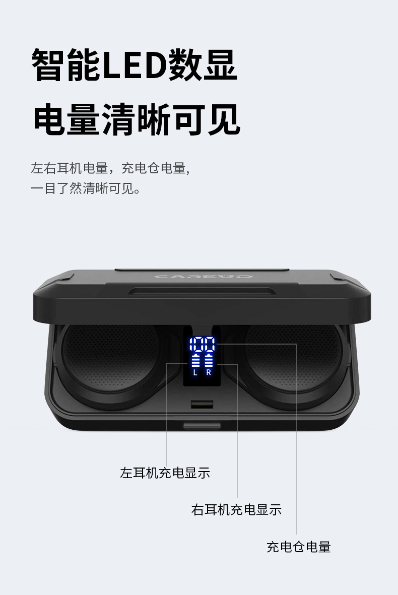 Suitable for Motorcycle Helmets, Wireless Bluetooth Headsets, Electric Vehicle Helmets, Bluetooth Headsets, Special Motorcycle Earphones for Riding