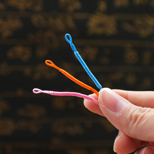 Handmade Knitting 72# Jade Line Pull Loop Ring China Knot Bracelet Pendant Necklace Rope DIY Accessories 